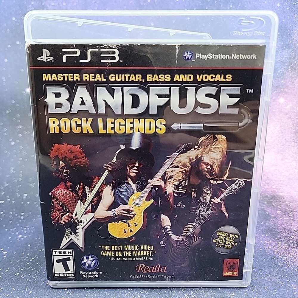BandFuse: Rock Legends (Microsoft Xbox 360, 2013) CIB Complete Resurfaced Game